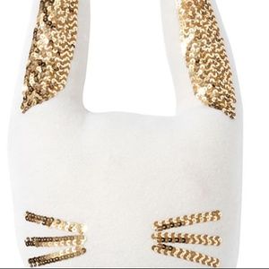 The Emily & Meritt Glitter Critter Pillows Bunny